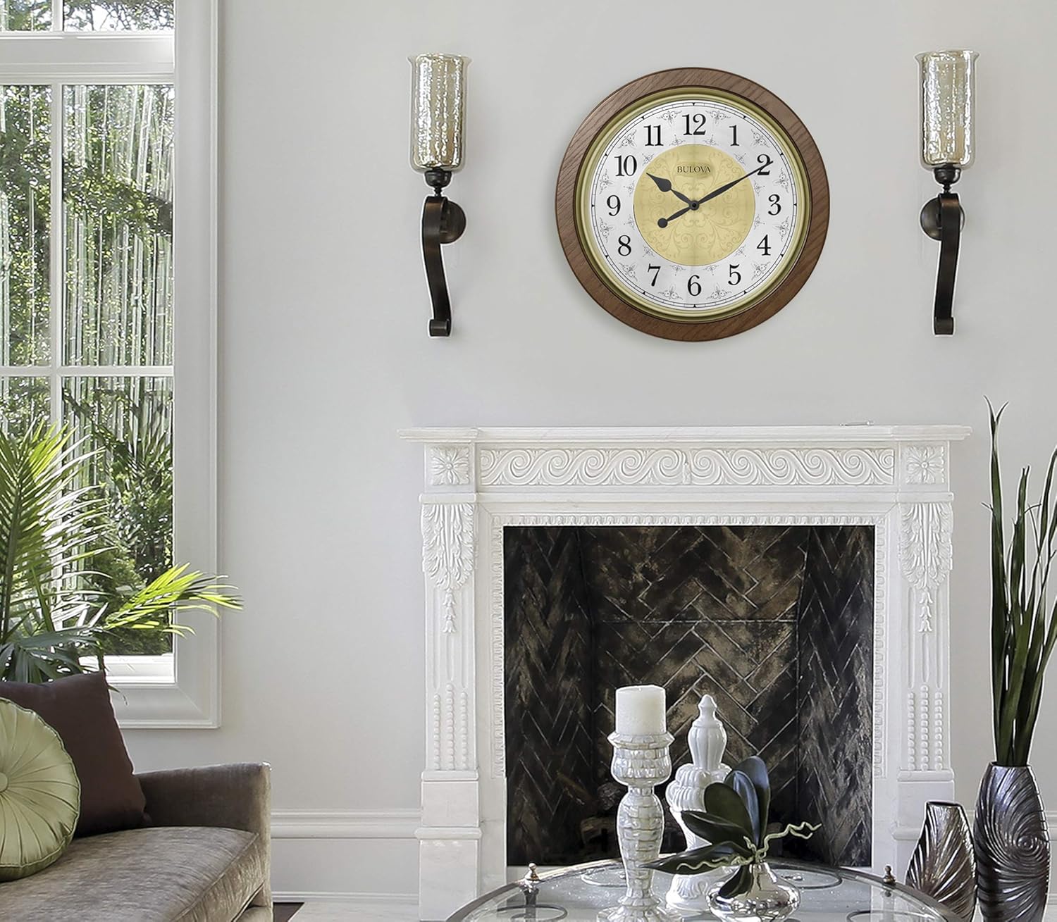 Bulova C4115 Manchester Chiming Wall Clock - Image 3