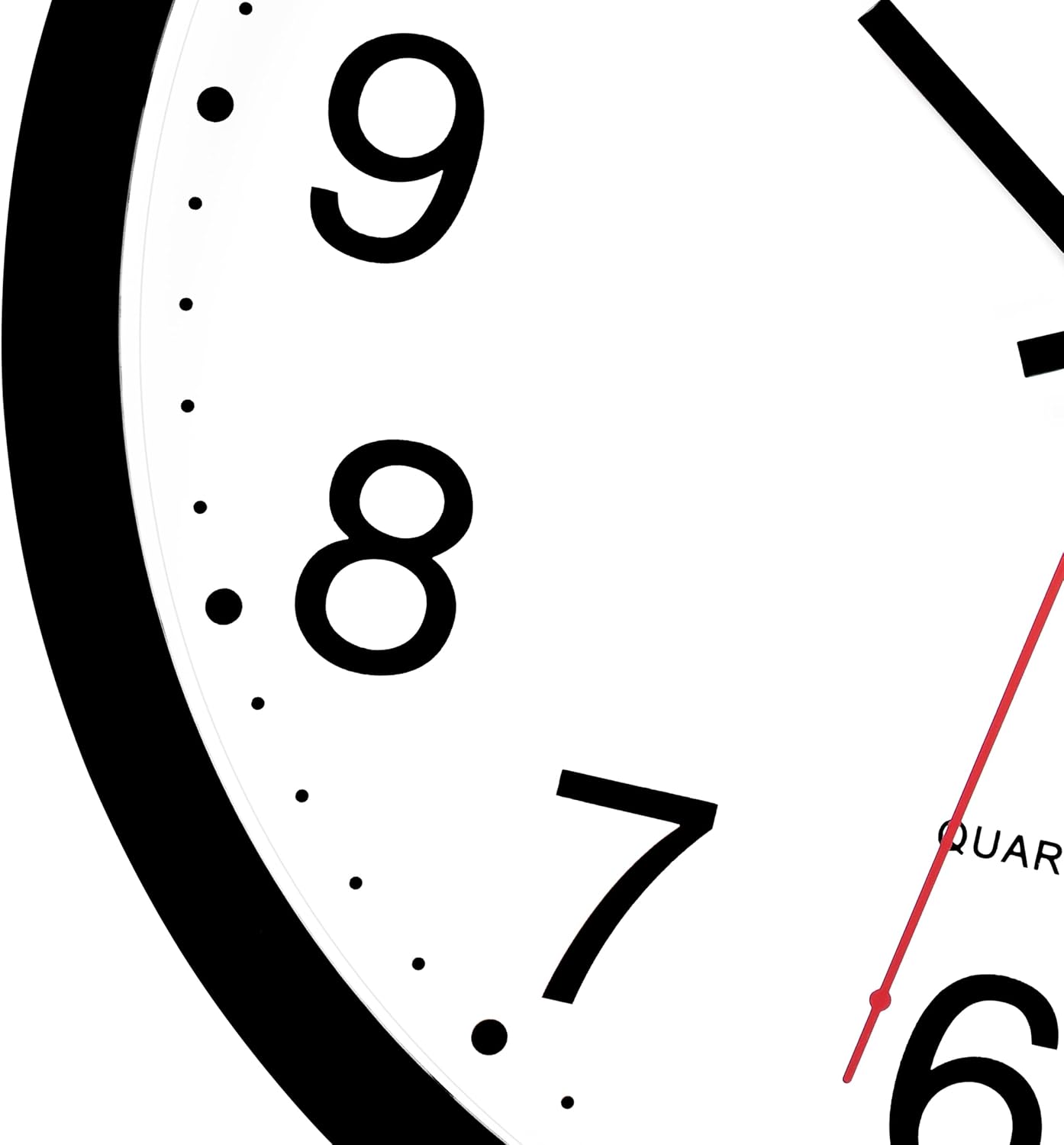 Foxtop Black Wall Clock Silent Non-Ticking 12 Inch Quartz Battery Operated Round Analog Wall Clock for Classroom School Office Living Room Bedroom Home - Image 3