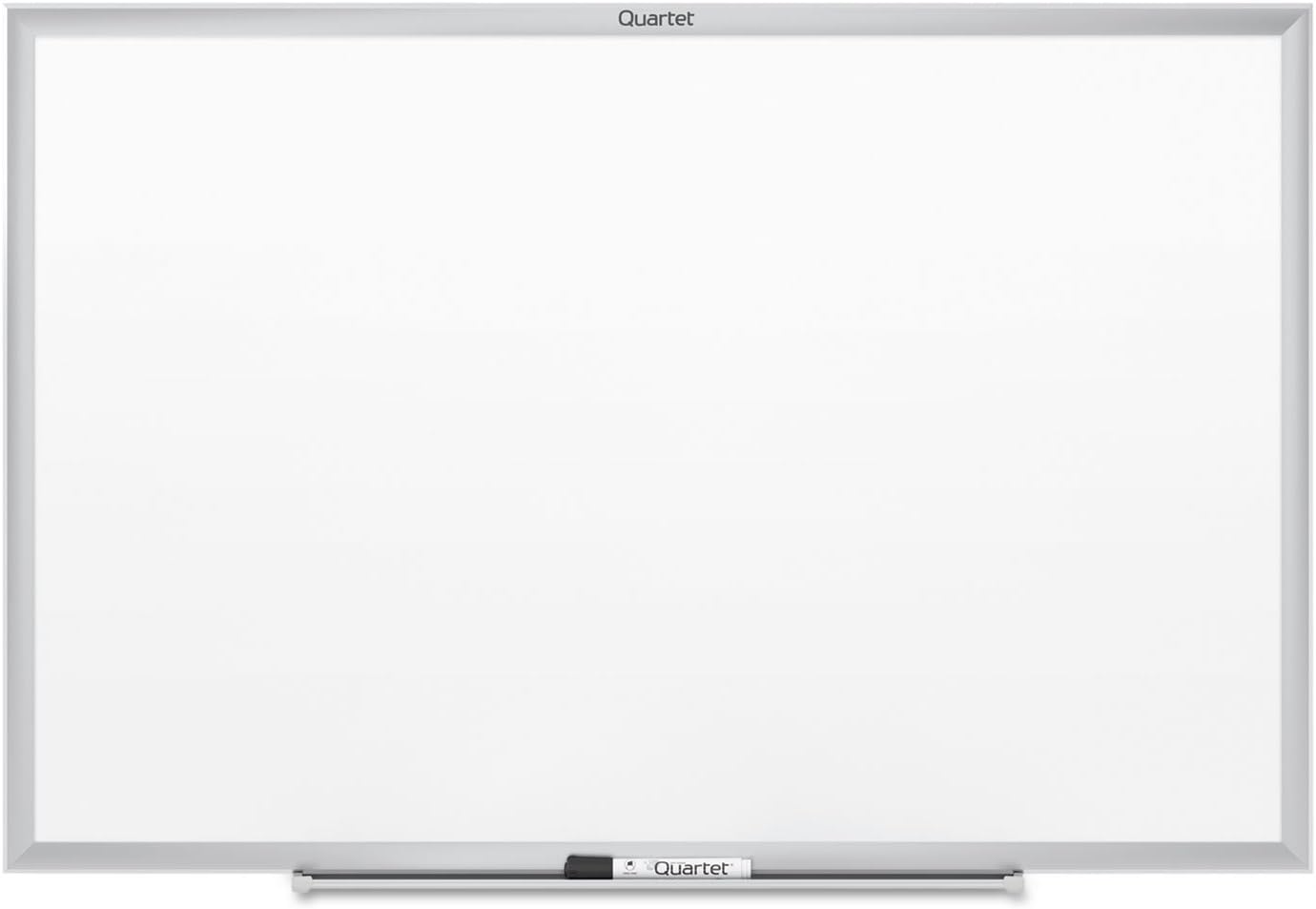 Quartet Whiteboard, Non-Magnetic Dry Erase White Board, 2' x 1.5', Total Erase, Silver Aluminum Frame (S531)